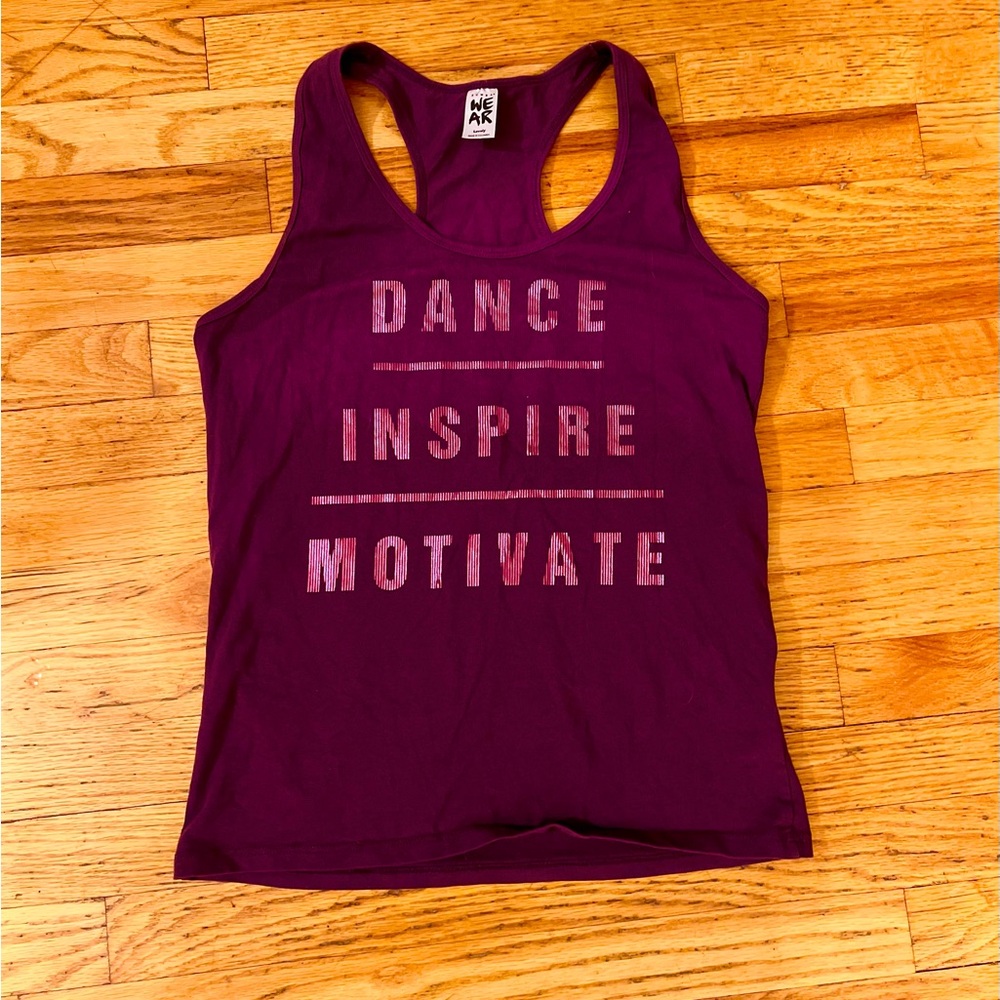 Zumba Fitness Purple Motivational Tank Top